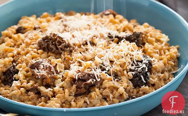 Risotto de Farro con Setas Silvestres