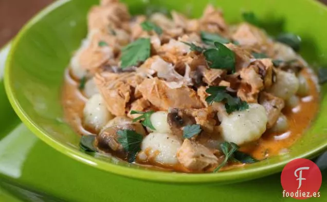Tomate Cremoso de Pavo y Champiñones
