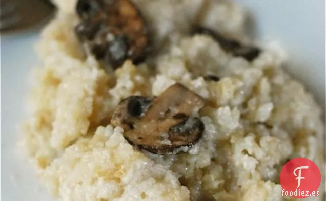 Risotto de Salvia con Setas de cocción lenta