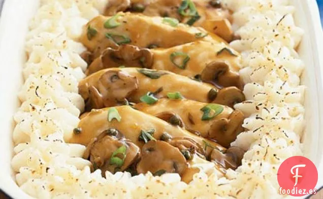 Cazuela de Pechuga de Pollo y Champiñones