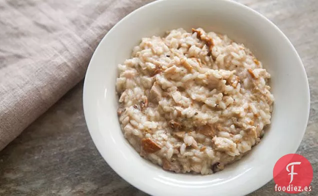 Risotto de Champiñones de Pavo