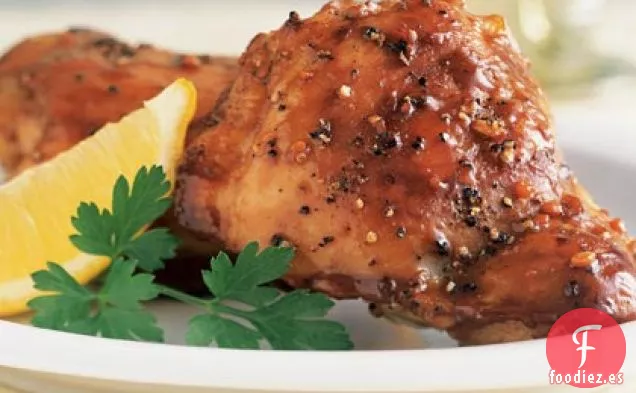 Muslos de Pollo Con Ajo Y Limón