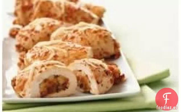 Pechugas de Pollo Rellenas con Queso Bruschetta 'n