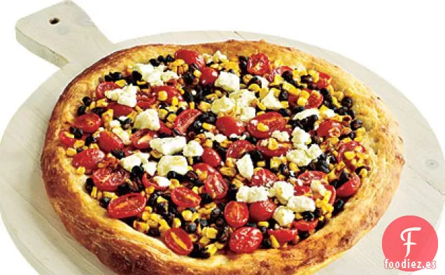 Pizza Rápida de Confeti Tex-Mex