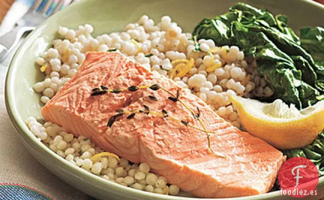 Salmón Escalfado