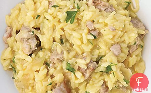 Risotto de Hinojo y Salchichas