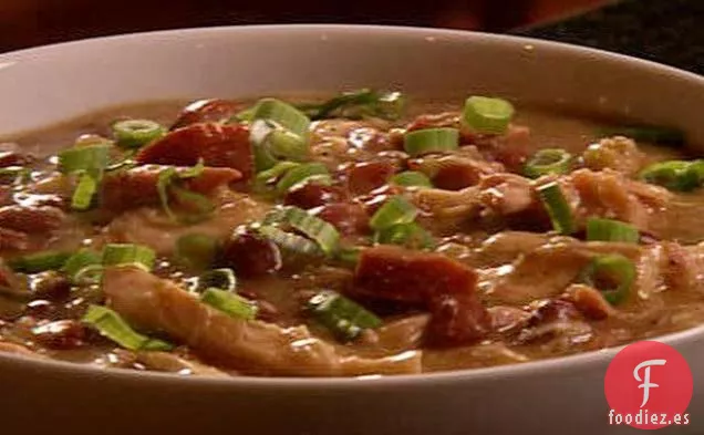 Estofado Picante de Pollo Desmenuzado y Frijoles Rojos
