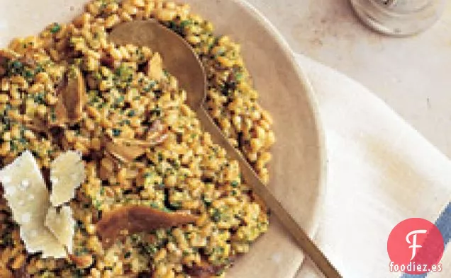 Risotto De Farro Y Porcini