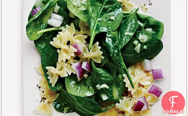 Ensalada de Espinacas y Pasta