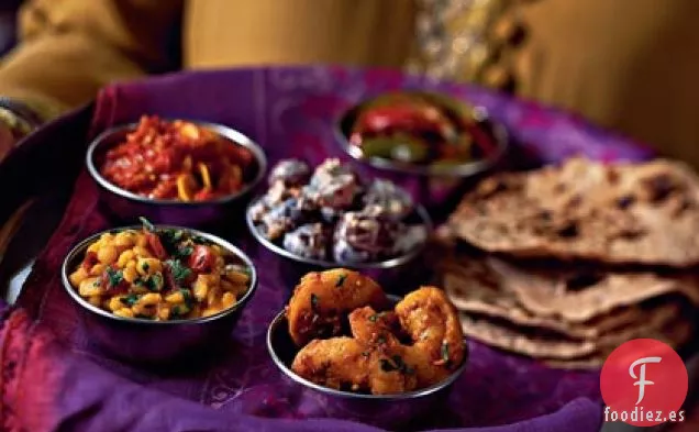 Curry Molahu Veritadu de Camarones de Madrás en Salsa de Pimienta Negra