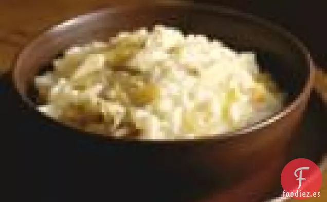 Risotto Con Pollo Y Cebolla Caramelizada