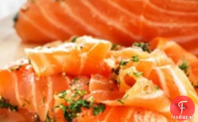 Gravlax con Salsa de Mostaza