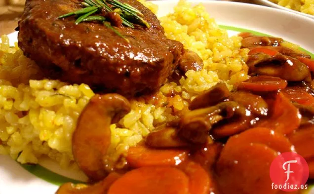 Risotto de Azafrán al Romero