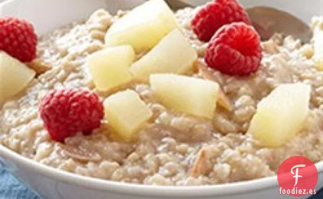 Avena para Desayuno con Vainilla y Pera