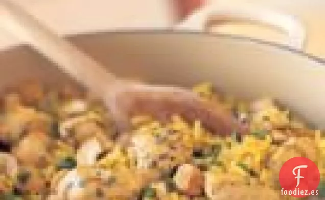 Pollo con Especias y Arroz