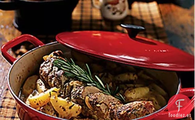 Lomo de Cerdo al Romero con Manzanas de la Cosecha