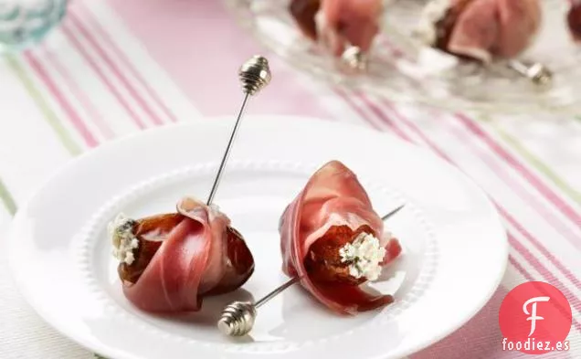 Dátiles Rellenos de Queso con Jamón Serrano