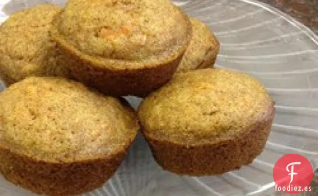 Muffins de Zanahoria Esponjosos con Glaseado de Queso Crema
