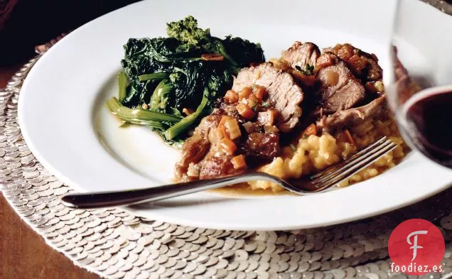 Risotto Cremoso de Azafrán