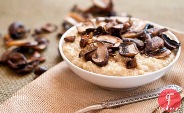 Risotto de Quinua con Champiñones Asados