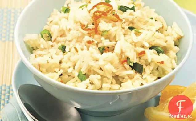 Arroz Con Aroma Cítrico Y Albahaca Fresca