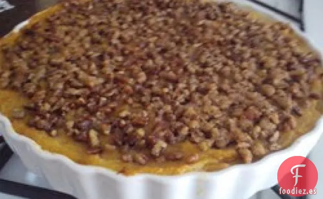 Cazuela de Calabaza con Cobertura Crujiente de Nueces Pecanas
