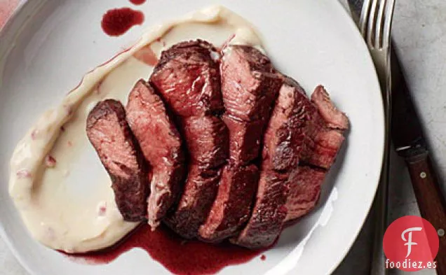 Medallones de Ternera Teñidos de Oporto