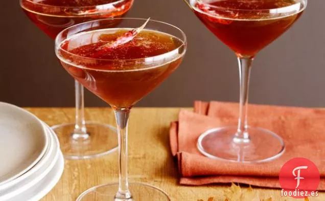 Martinis de Bourbon, Cerveza y Arce Especiados