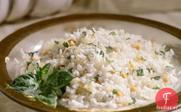 Pilaf de Piñones y Arroz