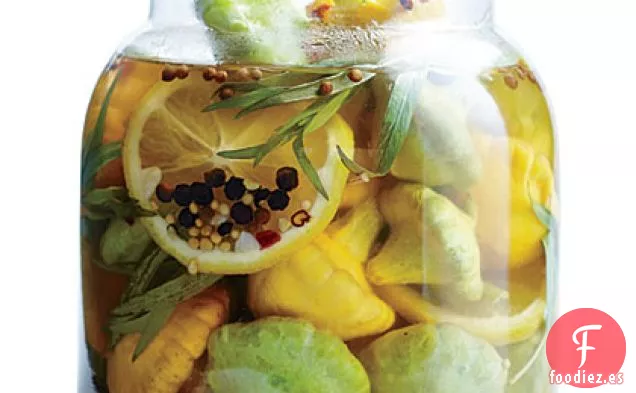 Calabaza Baby Pattypan en Escabeche