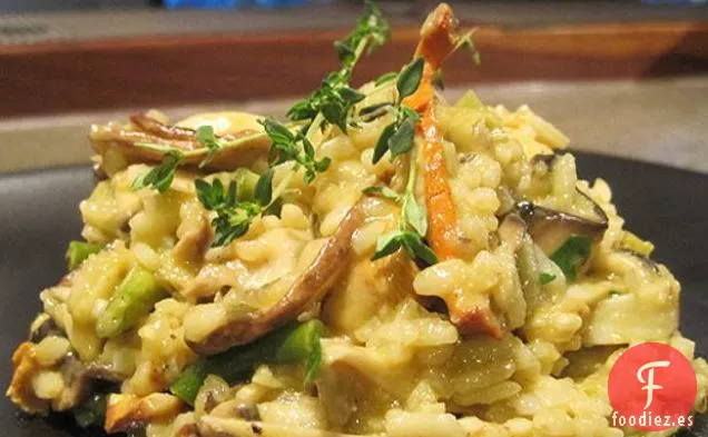 Risotto De Setas Silvestres Y Escapos