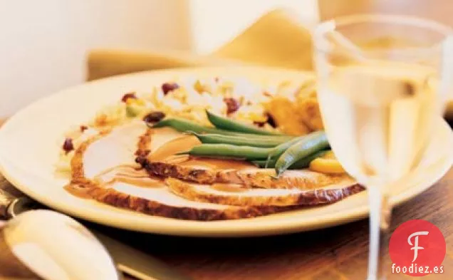 Pechuga de Pavo en Salmuera con Jugo de Arándano