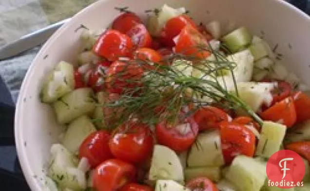 Ensalada de Tomate Y Pepino