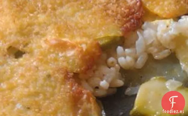 Horneado de Patata, Arroz y Calabacín