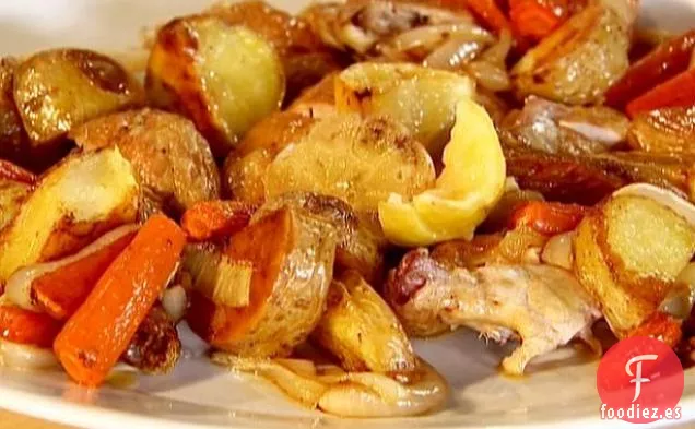 Pollo Asado Al Ajo