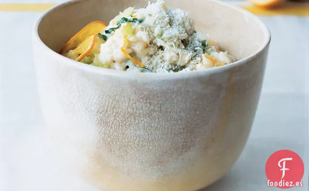 Risotto de Limón Meyer con Albahaca