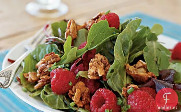 Mesclun con Bayas y Almendras Dulces Especiadas