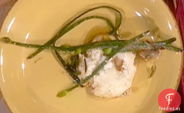 Ñoquis Grandes con Flores de Cebollino: Ñoquis con la Erba Cipollina Fiorisce