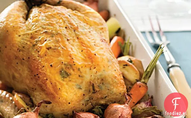 Pollo Asado con Ajo y Hierbas