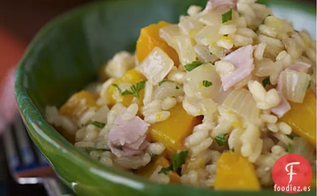 Risotto De Calabaza Con Jamón