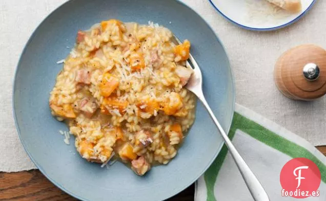 Risotto de Azafrán con Calabaza