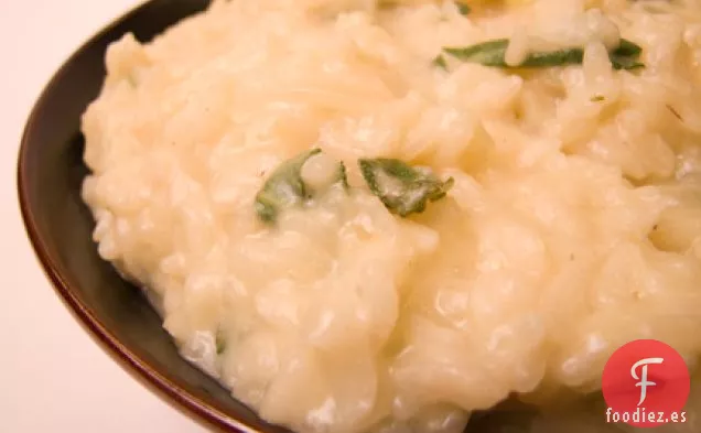Risotto Con Cebolla Y Salvia