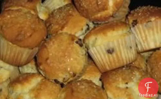 Muffins de Queso Crema con Chispas de Chocolate