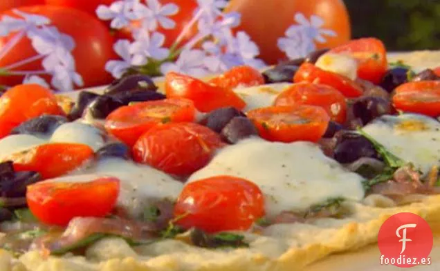 Pizza Vegetariana a la Parrilla