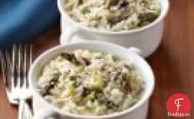 Risotto Al Horno Con Espárragos A La Parrilla