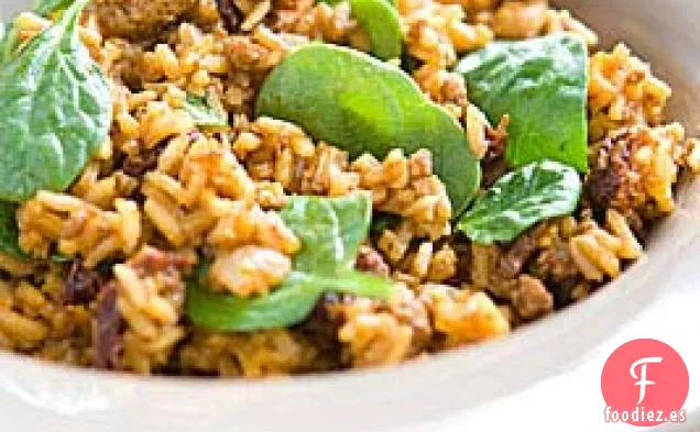 Arroz Con Chorizo Y Tomate