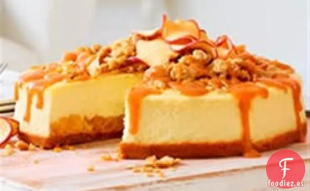 Tarta de Queso con Crumble de Manzana