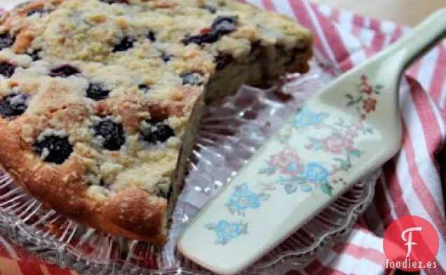 Pastel de Crumble de Cereza Fresca