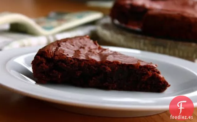 Pastel de Brownie de Clementina de Chocolate