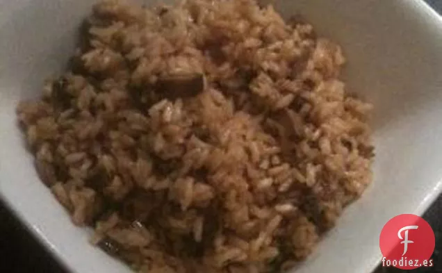 Arroz Integral Con Champiñones